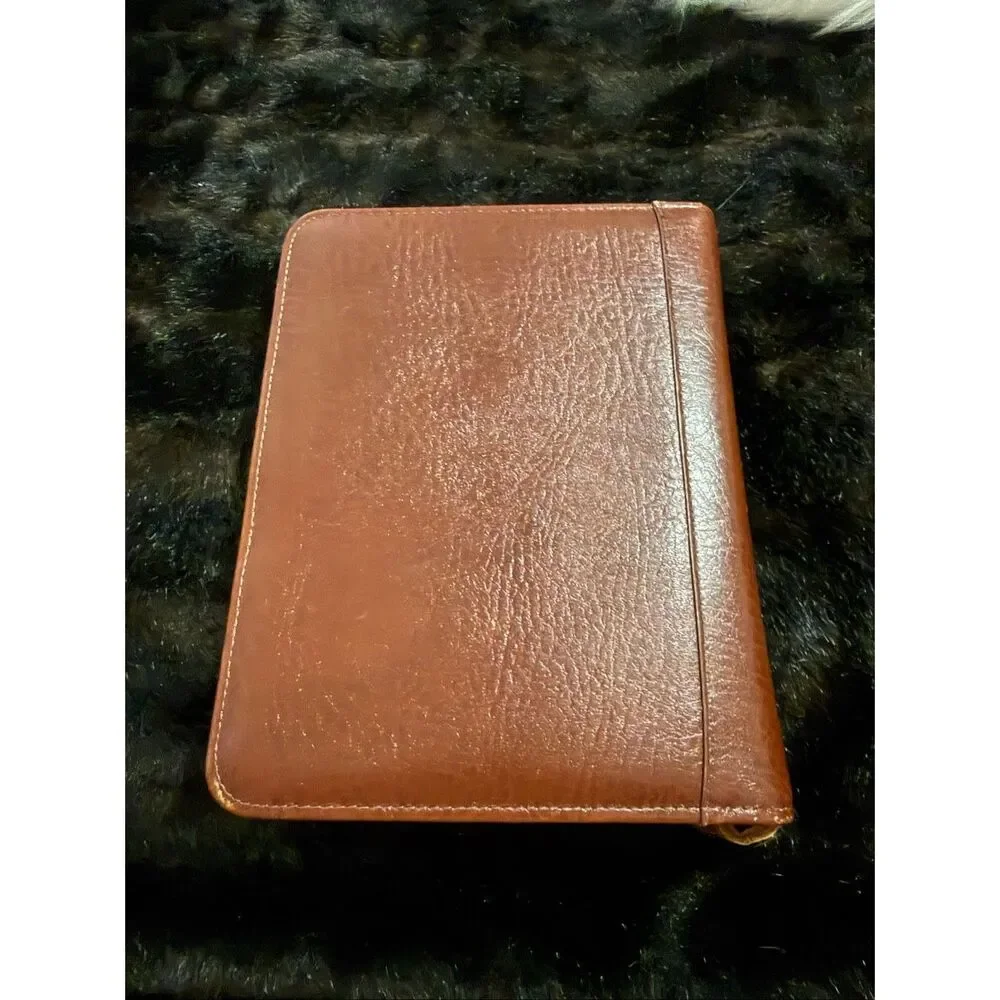 Franklin Covey Binder Planner Zip cover inserts leather